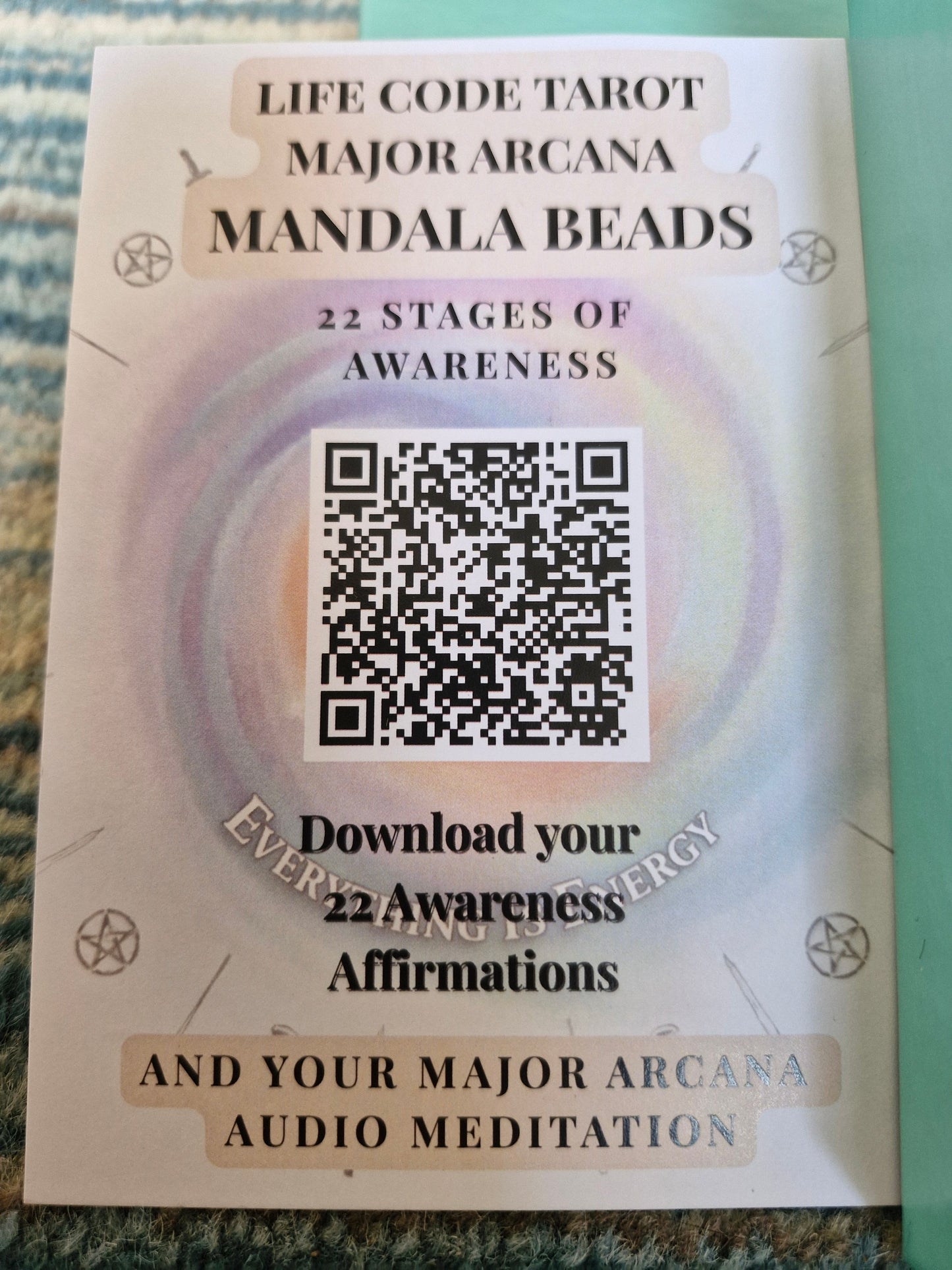 Tarot Major Arcana Mandala Beads – Handmade Gemstone Rosary